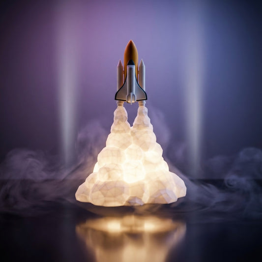 🚀 RocketGlow – Lampada Decorativa a Razzo LED