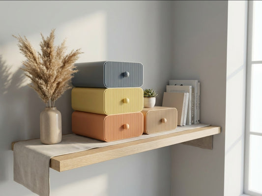 ModuBox™ – Cassettiera modulare da scrivania 🗂️