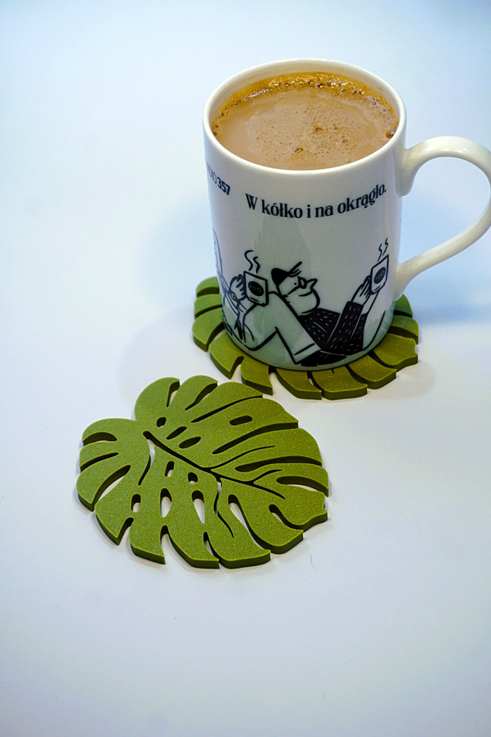 Monstera Leaf Coaster 🌿 | Sottobicchiere di Design Naturale