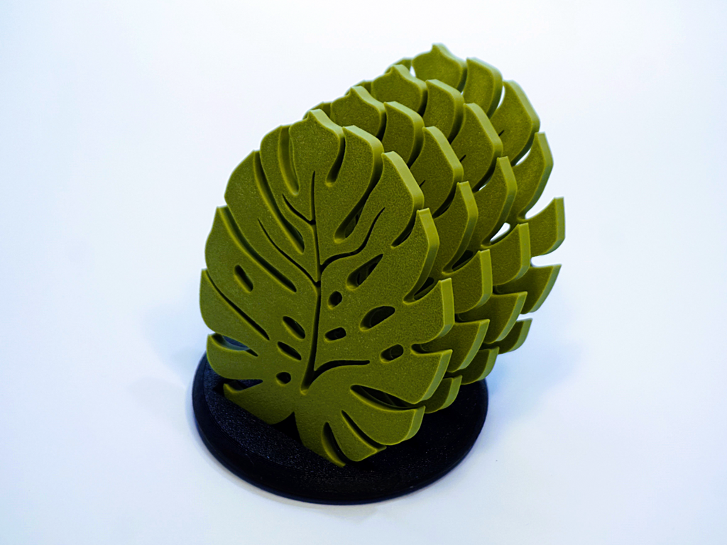 Monstera Leaf Coaster 🌿 | Sottobicchiere di Design Naturale