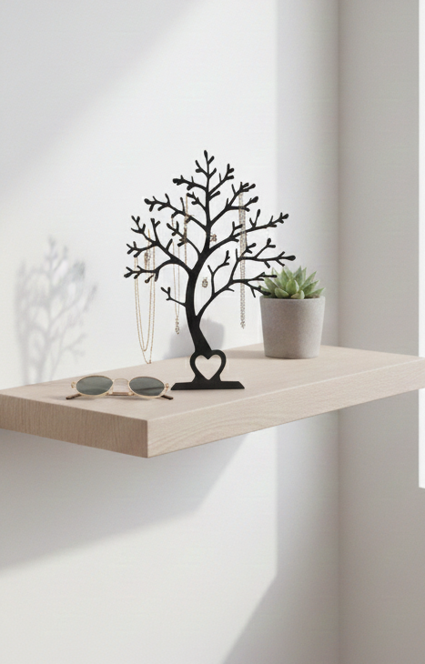 Arboris Cuore Nero – Decorazione d’Arredo Minimal 🌳🖤