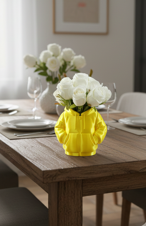 Bloom Hoodie – Portaoggetti & Vaso Decorativo 🌼