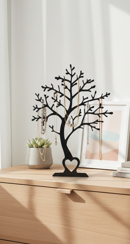Arboris Cuore Nero – Decorazione d’Arredo Minimal 🌳🖤