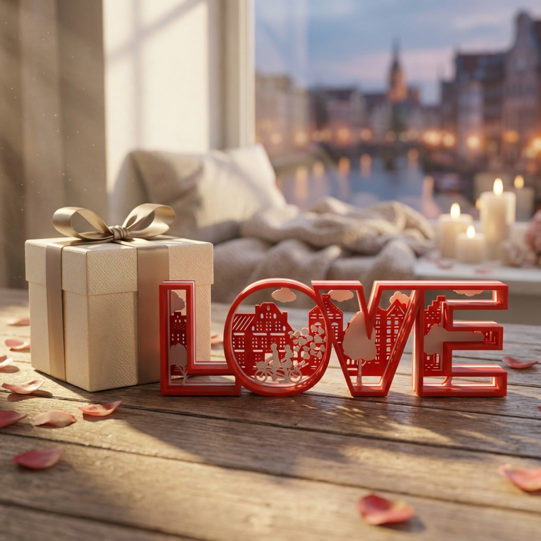 LoveCity Frame – Decorazione 3D Romantica ❤️
