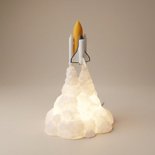 🚀 RocketGlow – Lampada Decorativa a Razzo LED