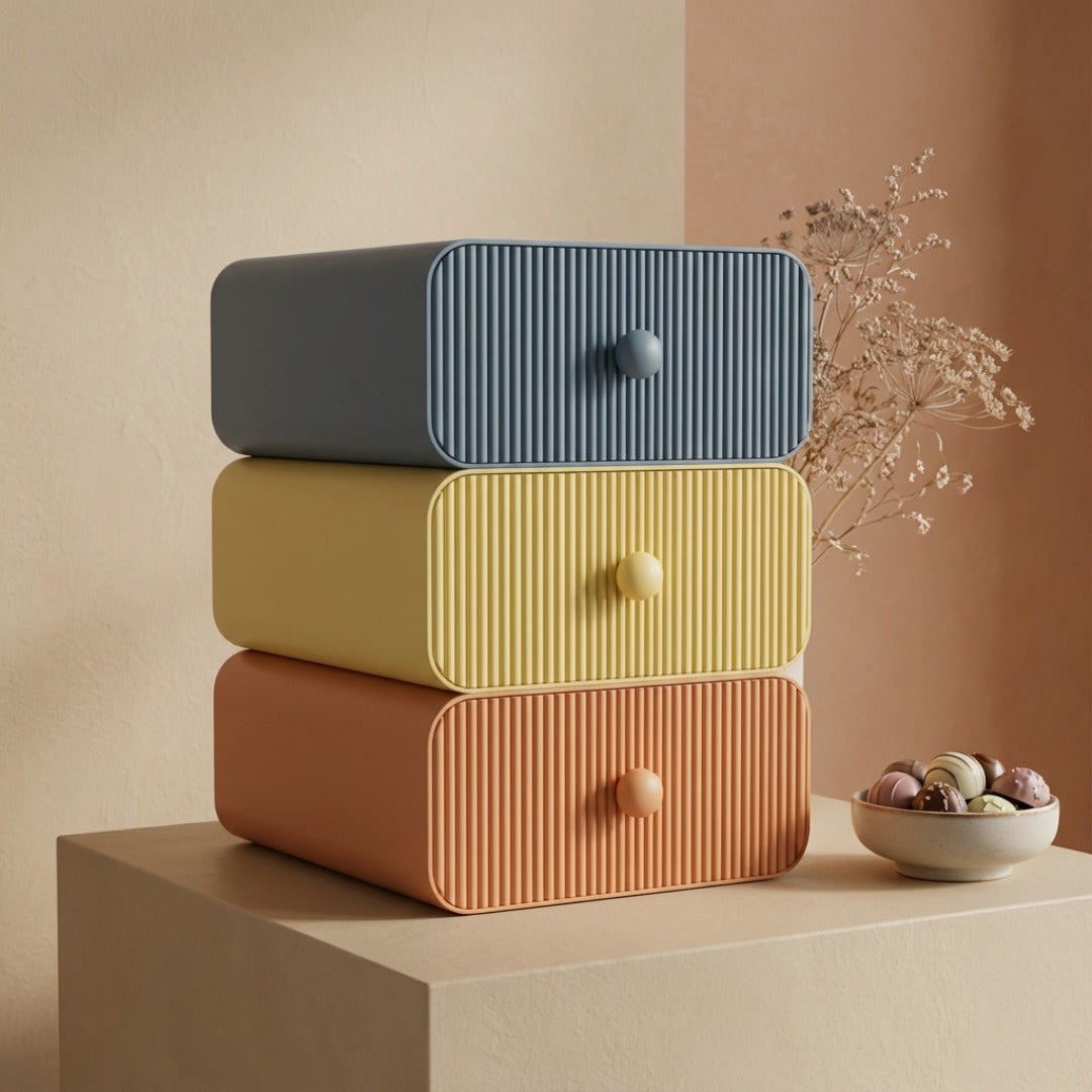 ModuBox™ – Cassettiera modulare da scrivania 🗂️