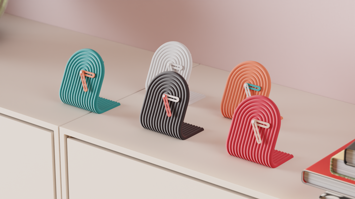 LayerTime Curve – Orologio da Scrivania Design 🎨🕒