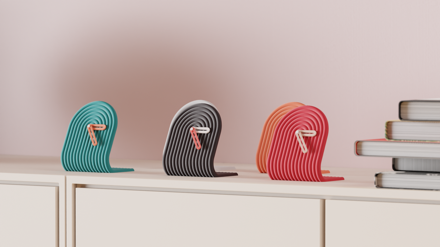 LayerTime Curve – Orologio da Scrivania Design 🎨🕒