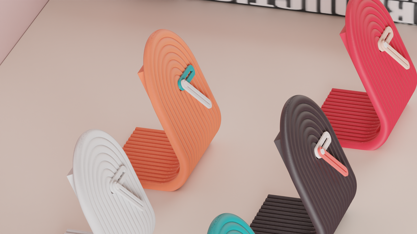 LayerTime Curve – Orologio da Scrivania Design 🎨🕒