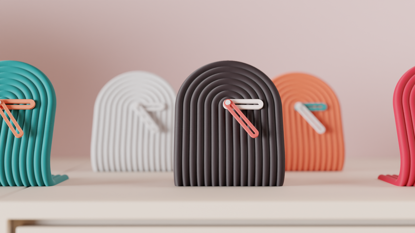 LayerTime Curve – Orologio da Scrivania Design 🎨🕒